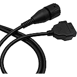 OHP 10 to 16 Pin Diagnostic Scanner Female OBD2 Adapter for BMW Motorcycles Year 1996 to 2016 (40-inch)