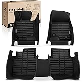 YHTAUTO Floor Mats Compatible with 2014-2021 Mazda 6, TPE Floor Liners All-Weather Protection Custom Fit, 1st & 2nd Row, Set of 3