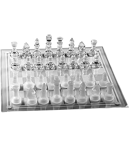 Échiquier en verre - Pièces verres à shot - Arts de la table