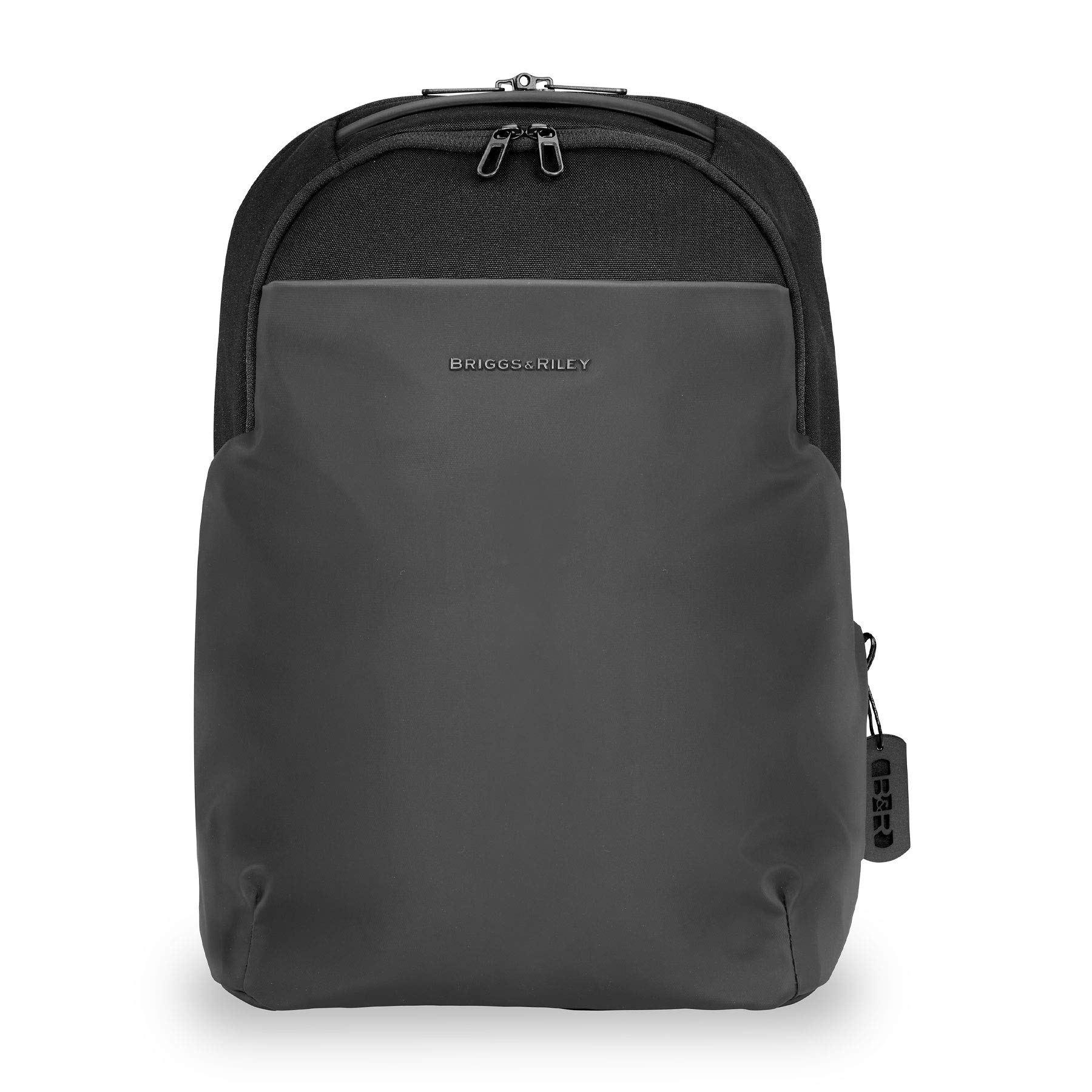 Briggs & Riley Delve Medium Backpack, fits up to 15 inch laptop, Black, 17