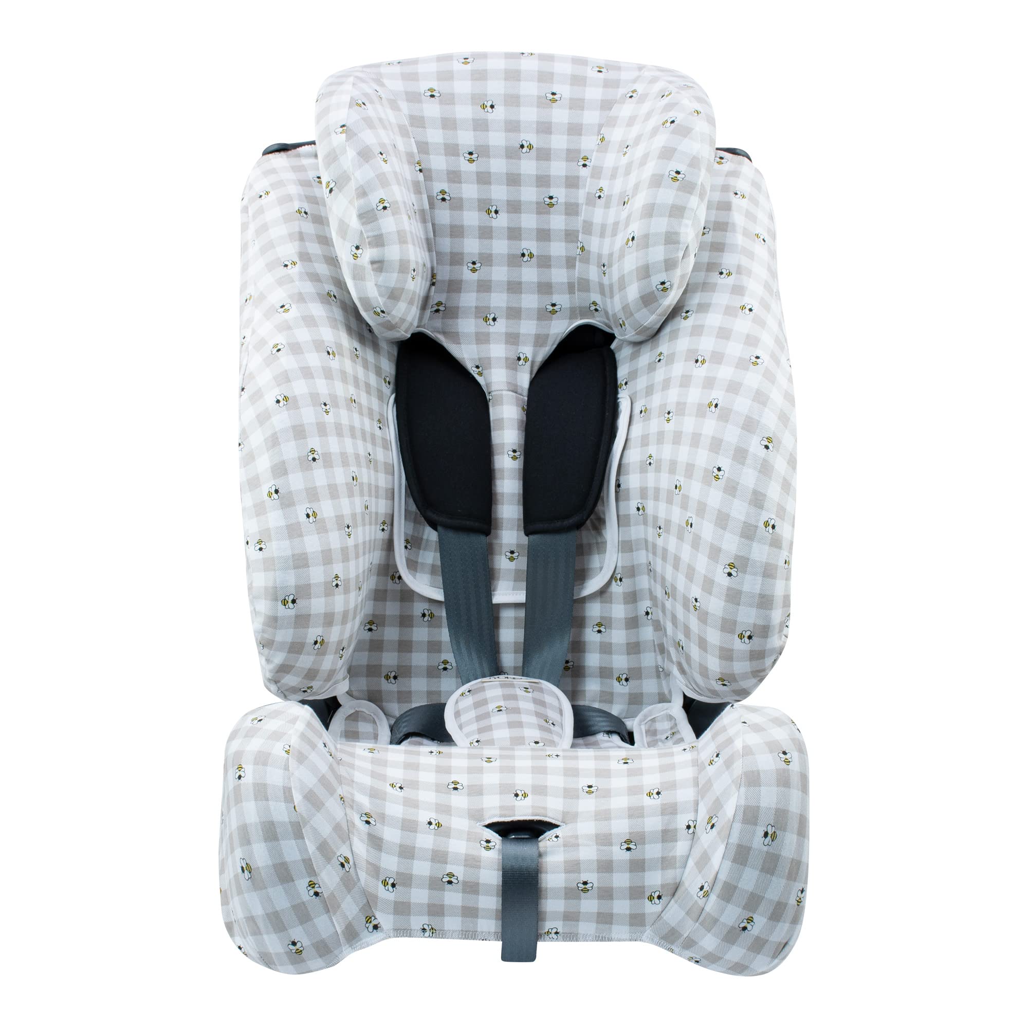 JYOKO KIDS Cover liner for car seat Compatible with Klippan Century and Triofix (Picnic Vichy, KLIPPAN CENTURY)