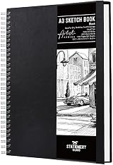 ISLAND A3 Sketchbook 200GSM 50 Sheets Spiral Bound Hardcover