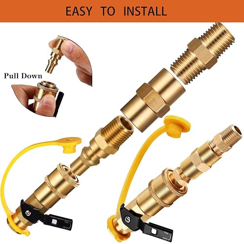 Propane Adapter Rv Rv Propane Fittings And Adapters 4 Pieces RV Propane Quick Connecting