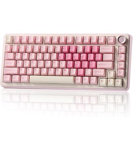 Amazon.com: YUNZII B75 PRO Wireless Mechanical Keyboard(Cocoa