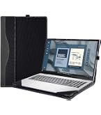 Housse De Protection Pour PC Portable Dell 16" - Cuir Synthétique, Avec Support Inclinable, Compatible Modèles Pro Max 16, Pro 16 Plus, Etc.