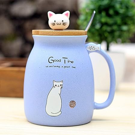 Winpavo Mugs Tasses Nouveau Dessin Animé Couleur De Chat