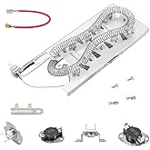 Heating Element Kit for Whirlpool (Cabrio) Dryer WED8000DW4, WED7500GC0/W0, WED5605MW0, GEW9200LW1/0/2, WED5100HW3/1/0, WED8500DC4, WED5500XW0/1, WED5620HW2/1/0, WED5600XW0, WED5100HC1 Replacement