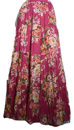 long skirt pink