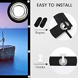 Funvalley Surperfect 100" HD Projector Screen, Portable Double-Sided view 4