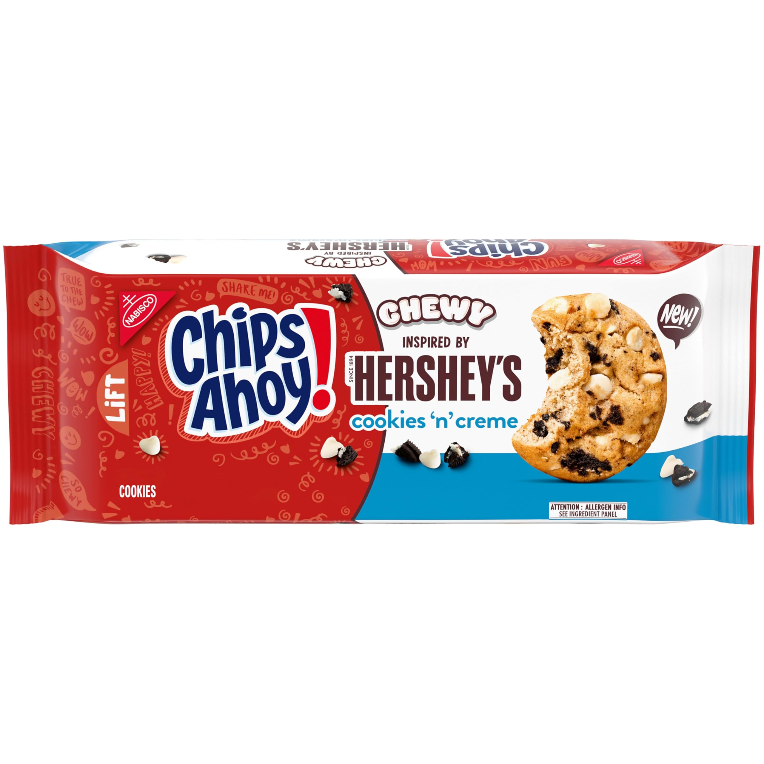 CHIPS AHOY! Chewy Hershey's Cookies 'n' 13.589 cm x 5.9944 x