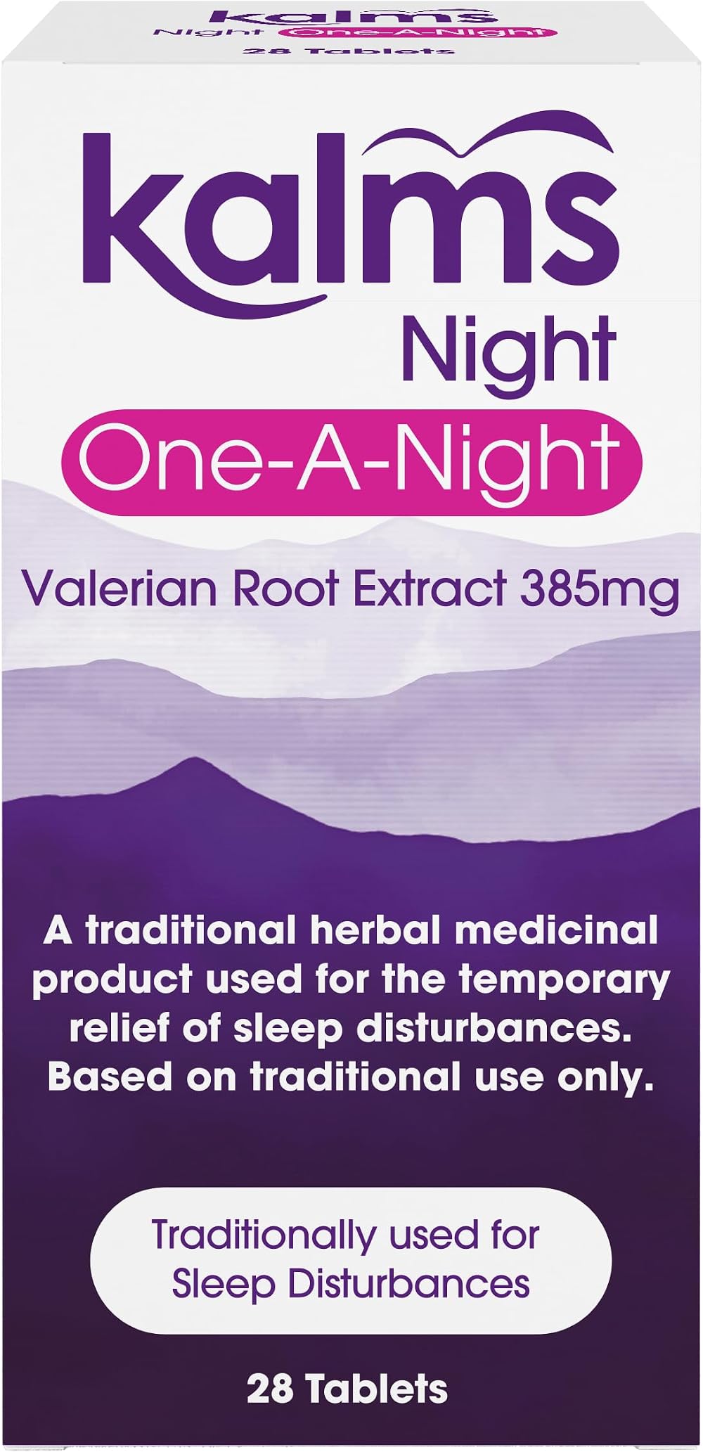 Kalms Night One-a-Night 28 Tablets Valerian Root Sleep Aid