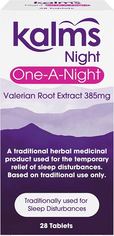 Kalms Night One-a-Night 28 Tablets Valerian Root Sleep Aid