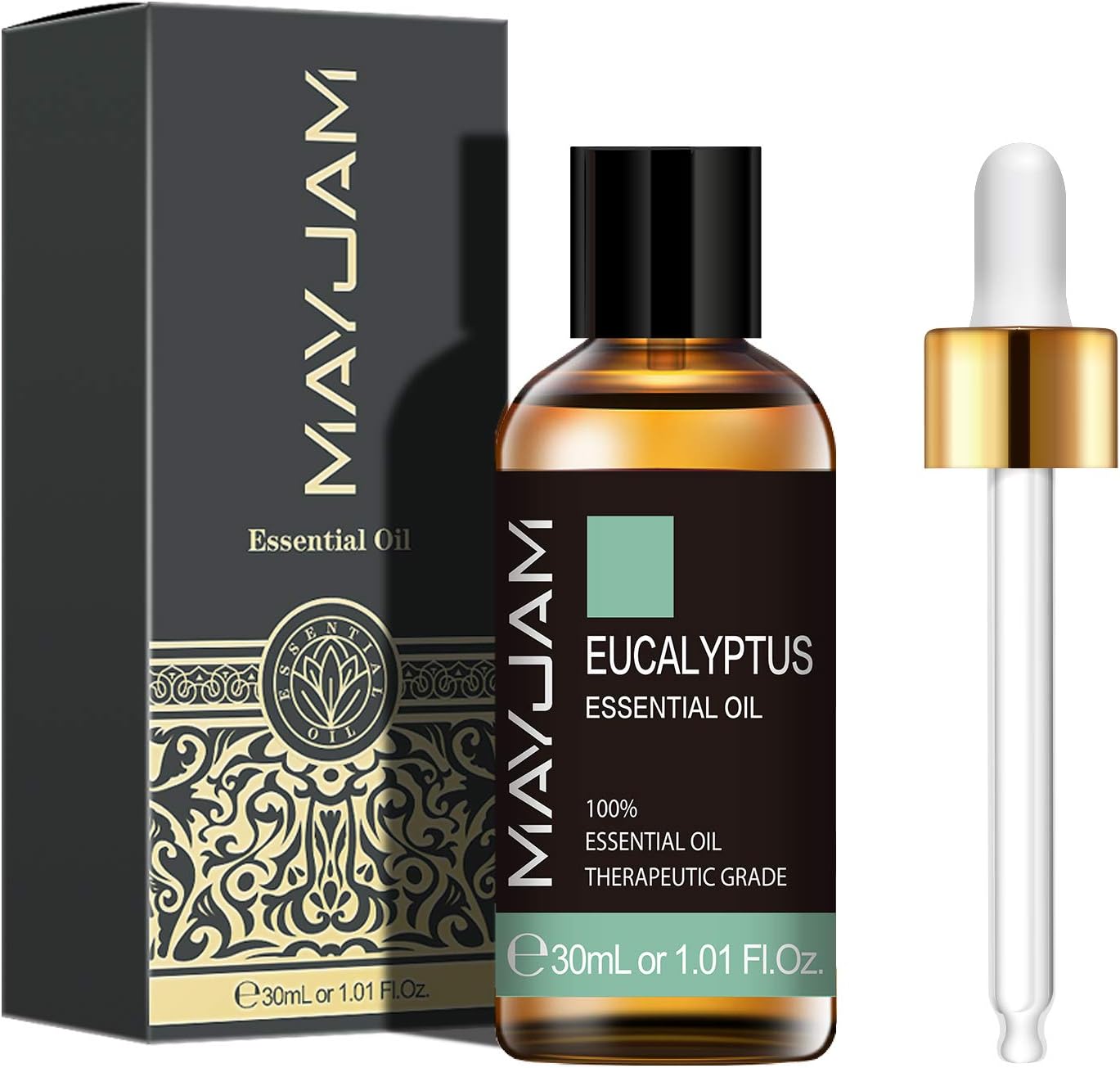 MAYJAM Eucalyptus Essential Oils 30ML, Eucalyptus Oils for Diffuser Humidifier, DIY, Home, Wardrobes