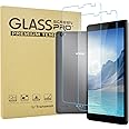 Transwon 2PCS Tempered Glass for WHOOP Tab-8US2 Tablet Screen Protector, WHOOP Tablet Screen Protector 8 Inch