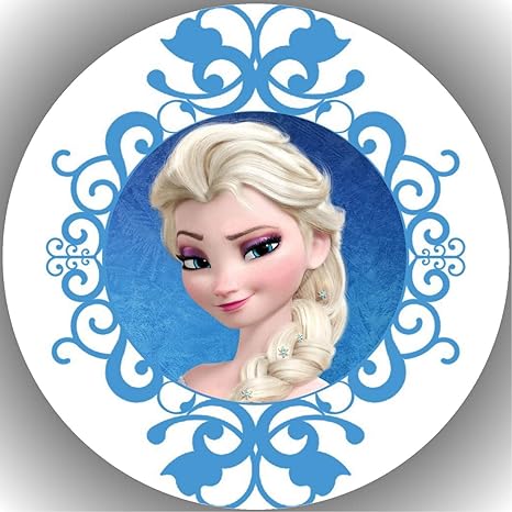 Fondant Tortenaufleger Tortenbild Geburtstag Frozen die Eiskönigin T10