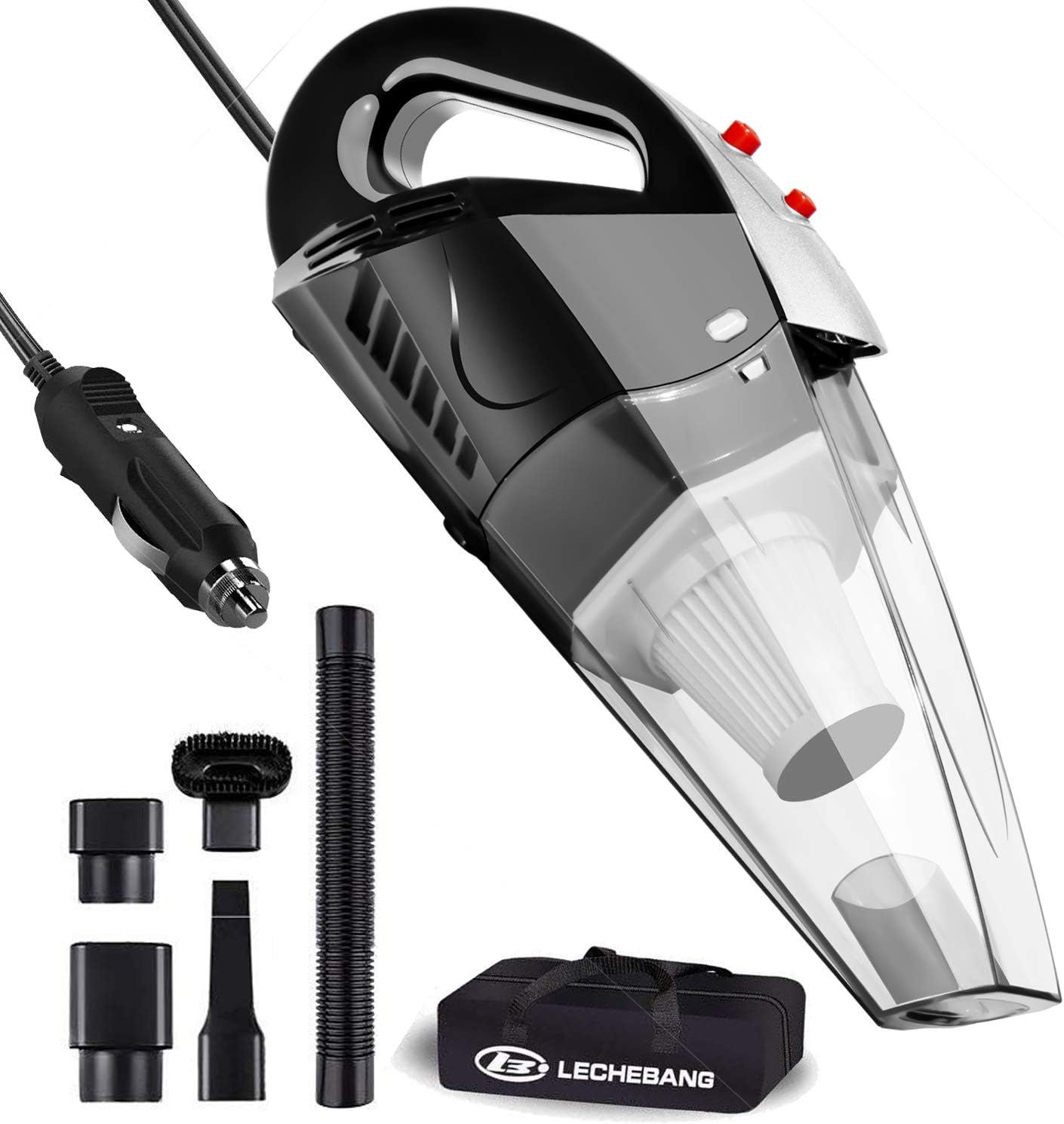 LB LECHEBANG Powerful Car Vacuum Cleaner 4.5M Long Wire Car Vacuum
