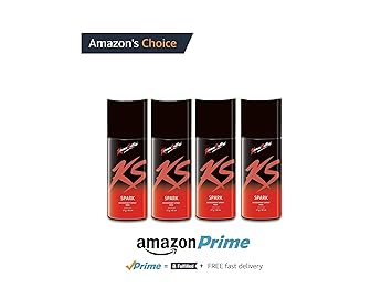 Kama Sutra Spark Deodorant Spray Men, 150 ml (Pack of 4)