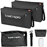 Vacuum Bags for Travel Luggage with Wireless Pump, Compression Bags for Carry On Suitcases and Backpack, Vacuum Seal Packing cube for Cloth Packing (2PC + PUMP)