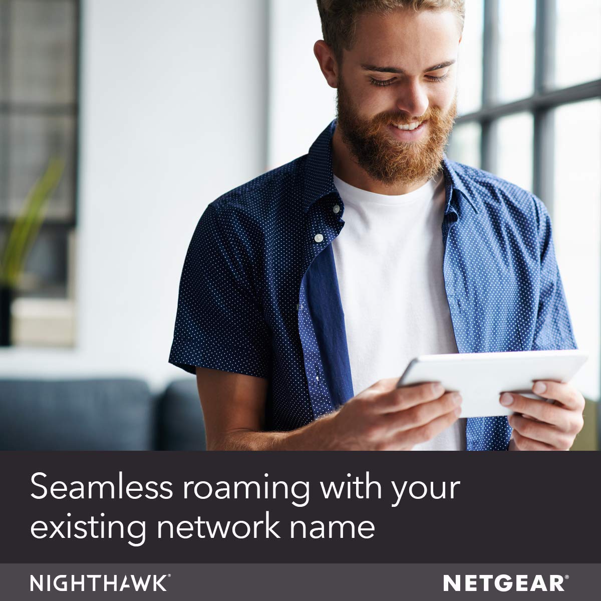 NETGEAR Nighthawk WiFi 6 Mesh Range Extender EAX80 - Add up to 2,500 sq. ft. and 30+ Devices with AX6000 Dual-Band Wireless Signal Booster & Repeater (up to 6Gbps Speed), Plus Smart Roaming