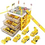 XXL Super Parkhaus Parkgarage Garagenhaus + 3 Autos + Autobahn