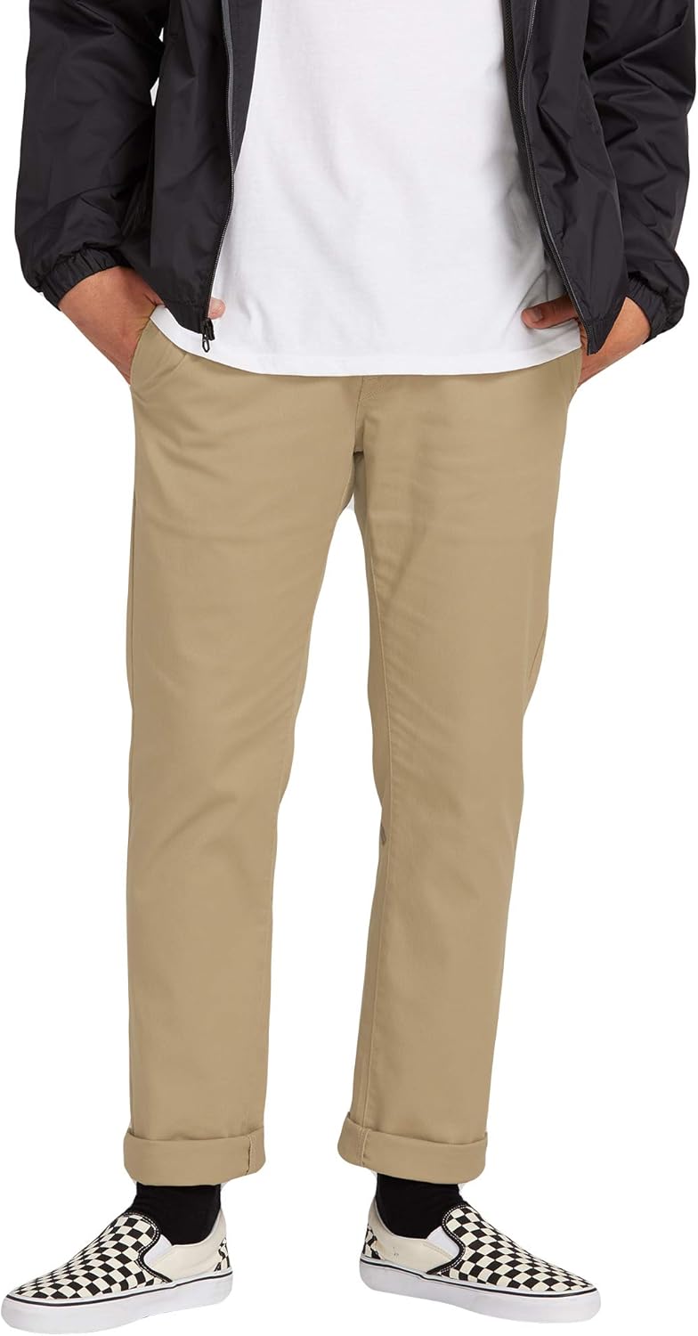 Volcom Men's Frickin Modern Fit Stretch Chino Pant: Clothing