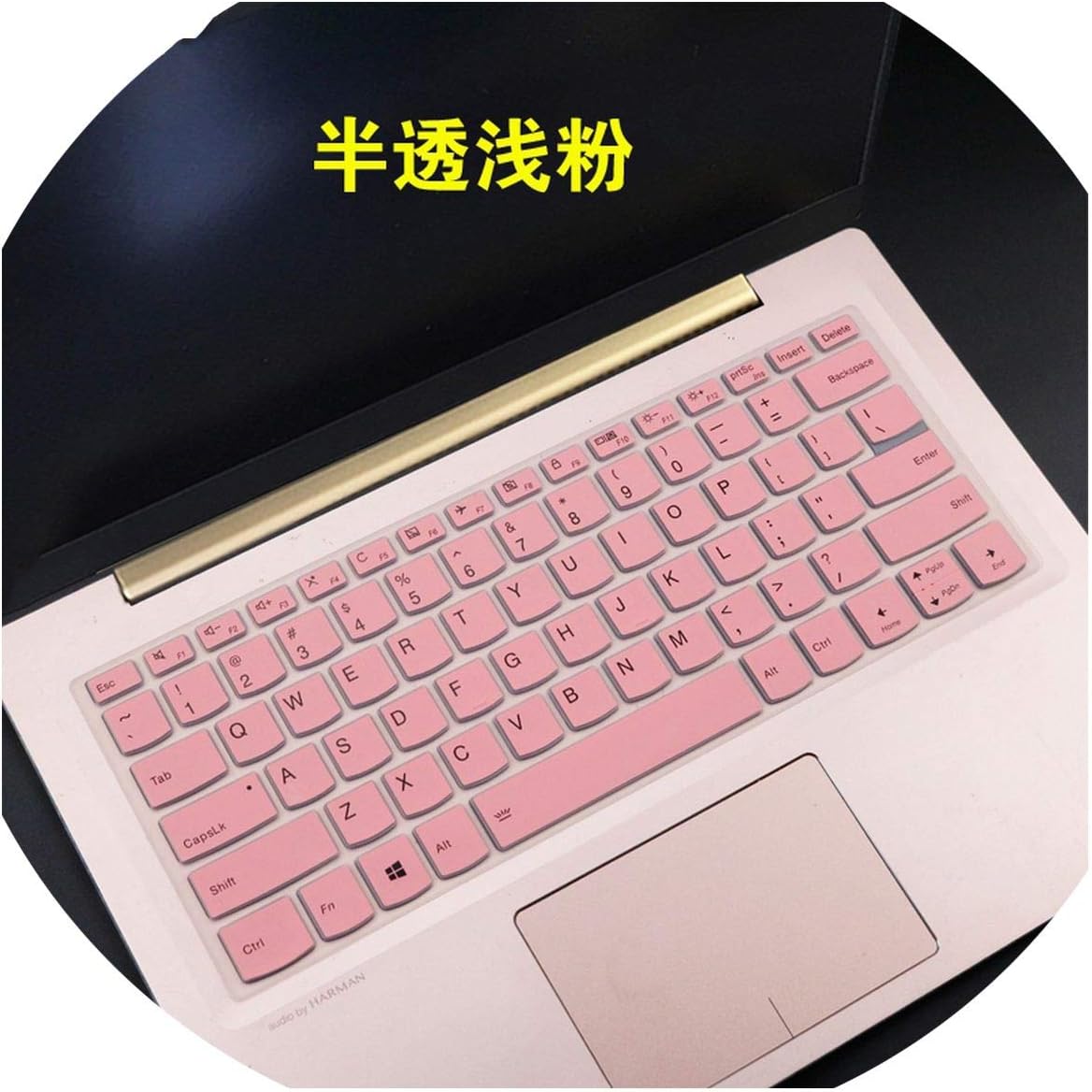 for Lenovo Ideapad S340 S340 14 Api S340 14iwl S340 14api 14 Inch / C340 15iwl 15 15.6 Inch Laptop Keyboard Cover Skin Protector,Pink