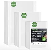 Vacuum Sealer Bags For Food-150 Quart 11"x16"and Quart 8"x12"and Pint 6"x10"-Commercial Grade BPA Free Bag-Durable Customized Size Food Vac Bags for Storage and Sous Vide Cooking-Puncture Prevention