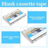 Eophmi Blank Cassette Tapes 90min 3 Pack for Recording view 3