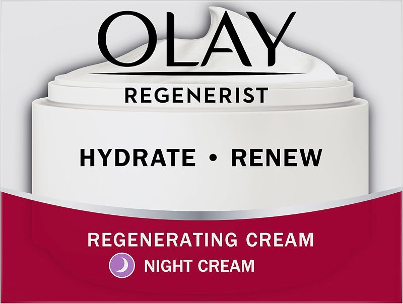 Olay Regenerist Regenerating Night Cream 50ml - Younger Looking Skin, Wrinkle