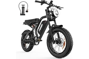 HiKeep Electric Bike for Adults, 1500W Peak Power, 48V 13Ah/15Ah Battery, 7-Speed Electric Motorcycle Bicycle, 3 Riding Modes