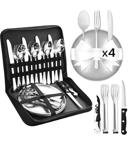 Couverts Lunch Box,Portable Boite a Couvert Pour Le Travail,Set de Couvert Camping en Acier Inoxydable,Cuillère et Fourchette Set - Sport Couverts Lunch Box,Portable Boite a Couvert Pour Le Travail,Set de Couvert Camping en Acier Inoxydable,Cuillère et Fourchette Set - Sport