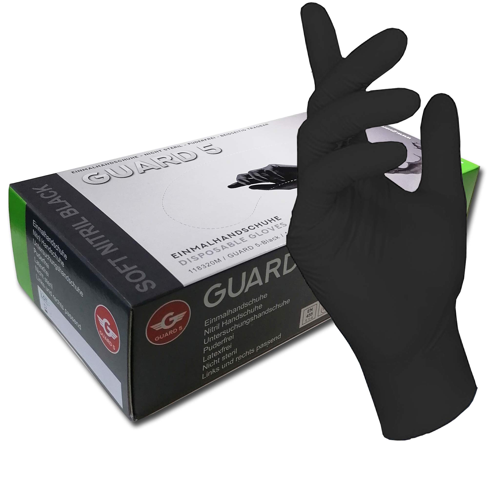 black disposable gloves for cooking