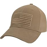 Rothco Hook & Loop US Flag Low Profile Cap - Customizable USA Baseball Hat