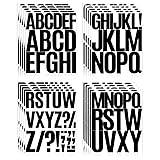 Llewyn 350 Pieces 20 Sheets Letter Stickers,Vinyl