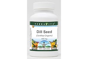 TERRAVITA Dill Seed (Certified Organic) - 450 mg (100 Capsules, ZIN: 518595)