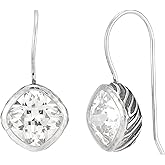 Silpada 'You're My Rock' Sterling Silver Cubic Zirconia Drop Earrings