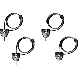 Master Lock 8417D Python Keyed Cable Lock, 6 ft Long, Black (4PACK)