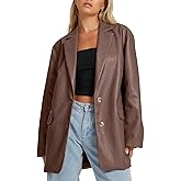 AUTOMET Womens Leather Jackets Faux Motorcycle Coats Bomber Outfits Fall Fashion Tops 2025 Winter Trendy Clothes
