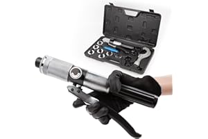 Wostore Generic Hydraulic Tube Expander Tool Swaging Kit HVAC 3/8, 1/2, 5/8, 3/4,7/8,1,1-1/8 Inch O.D.Tubing