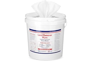 Dansib 1 Pack 325 Count Lead Remover Disposable Wipes for Shooting Hand & Surface Cleaning Wipes for Removing Lead, Dust, Oil