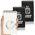 Camelmother 3Waterproof Notebook/Notepad 3 x 5Police Notepad Pocket Notepad/Notebook (black) (black)