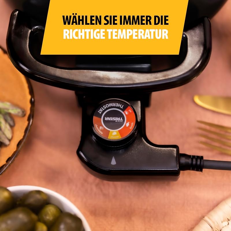 Elektrisches Fondue, 1,5 L, 1000 W, für 8 Personen