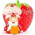 Jay Franco Strawberry Shortcake Ceramic Piggy Bank - Kids Room Decor & Coin Bank - Children's Learning Resource