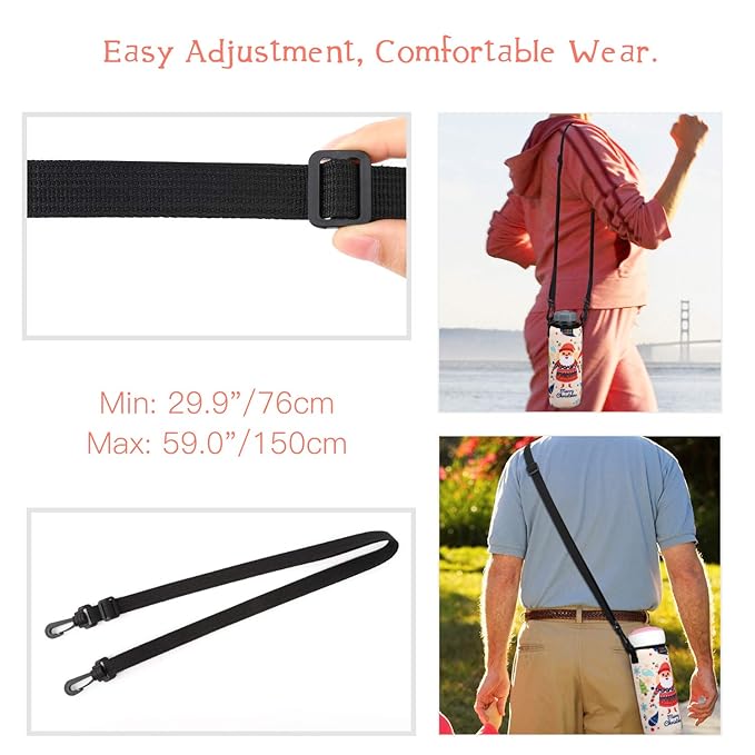 Nuovoware Bolso Térmica de Botella de Agua Portátil de Neopreno, a ...