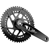 SRAM Rival Dub Crankset 165mm 48/35T | SRAM 8 Bolt, 48/35, DUB, 165mm, Black, Road