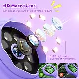 Ashfly Kids Microscope 200x Magnification 2-Inch IPS Screen HD Digital Toy view 6