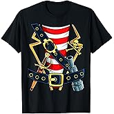 Pirate Buccaneer Costume T Shirt Funny Halloween Novelty Men T-Shirt