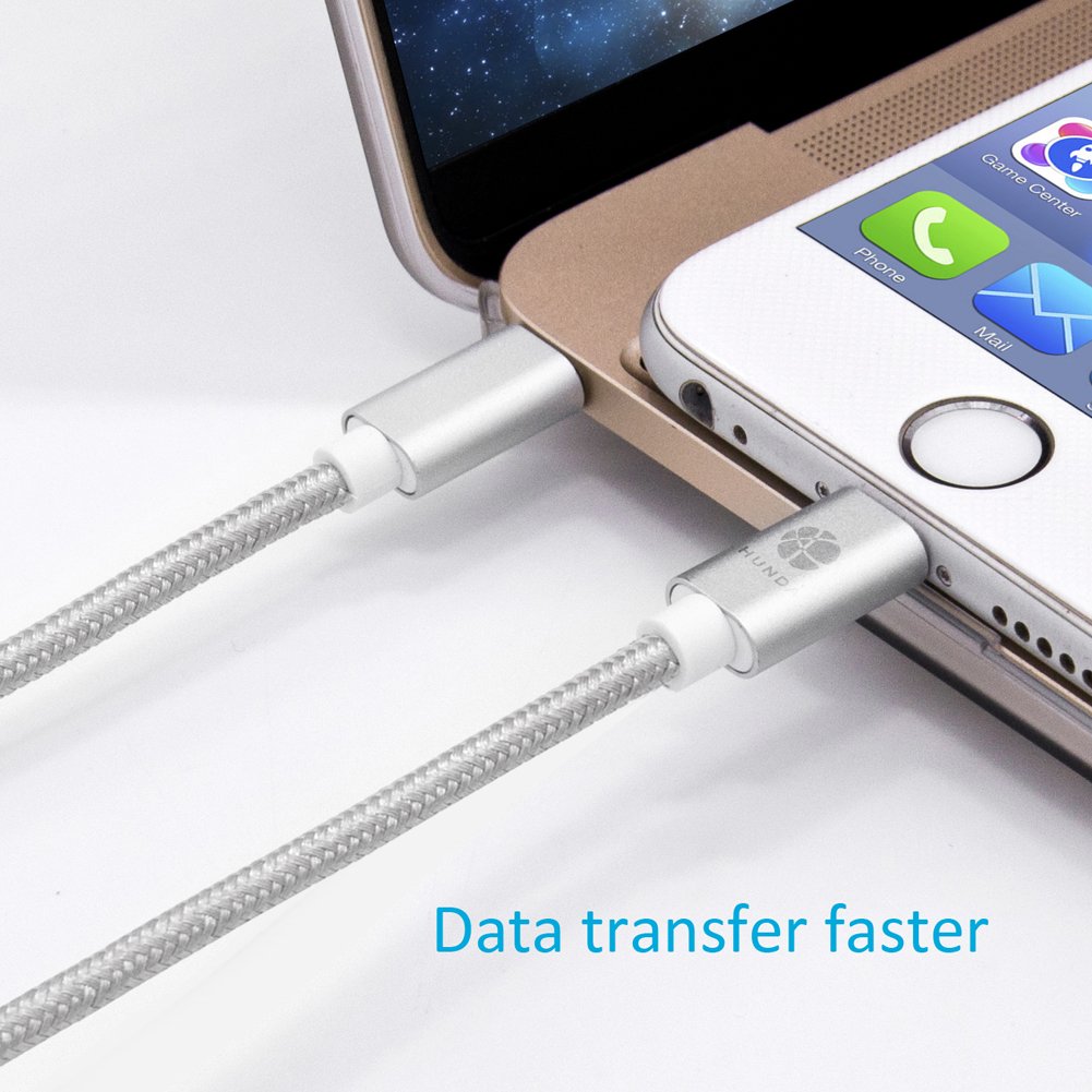 [Apple MFi Certified] 2 in 1 Lightning Cable,2Pack 3.3FT Lightning and Micro USB Cable High Speed Sync and Charging Cable for Apple iPhone X 8 7 7 Plus iPad Samsung Nexus HTC and Other Android Phones Tablets