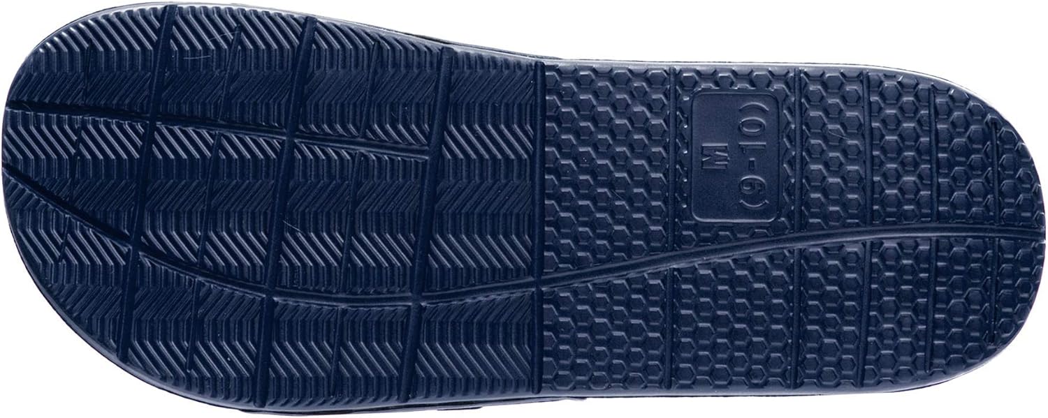FOCO NFL Denver Broncos Mens Sport Shower Gel Slide Flip Flop SandalsSport Shower Gel Slide Flip Flop Sandals, Wordmark, Large (11-12) (FFSSNFCBBLGGEL) : Clothing