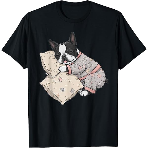 Boston Terrier Pocket Pet T-Shirt - Funny Dog Lover Graphic Tee With Faux Pocket Design